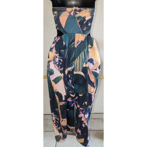 ASOS Design Front tie Side cutout Summer Dress. - Picture 2 of 2